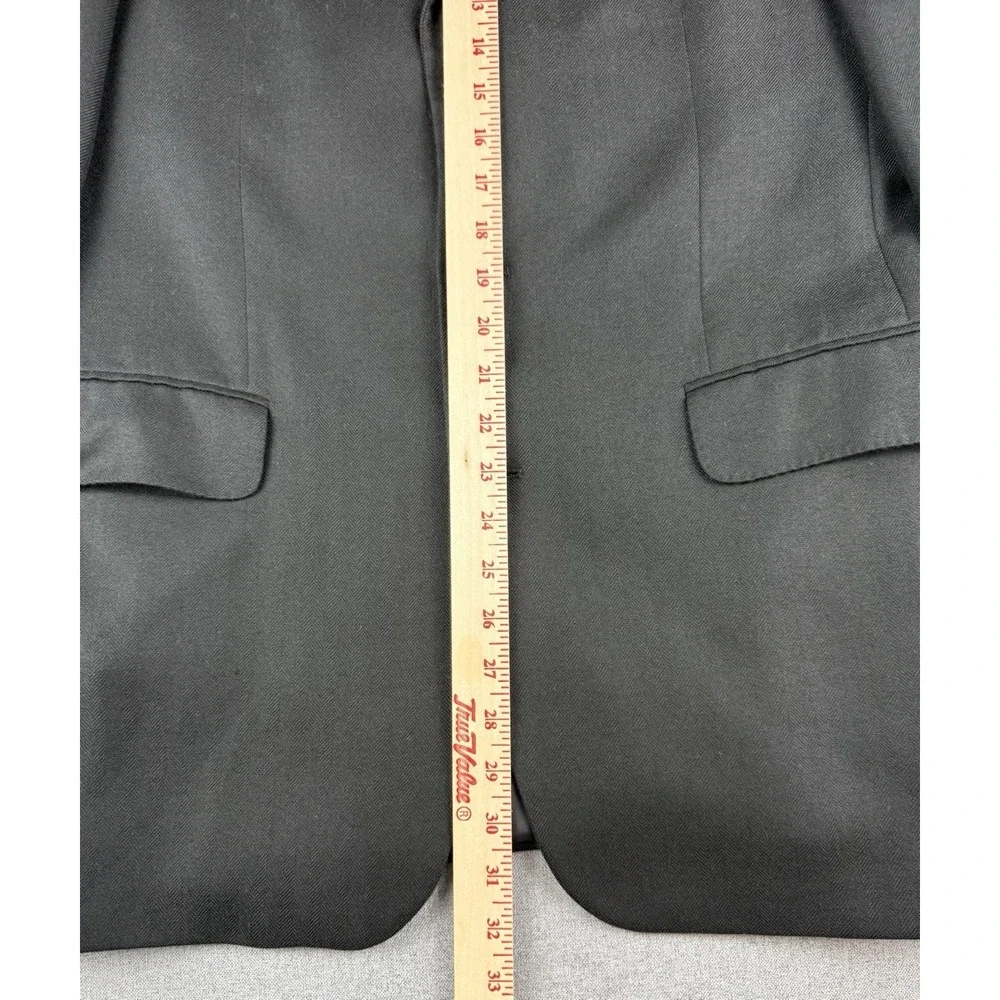 Jack Victor Loro Piana 100% Cashmere Black Blazer Sport Coat Made Canada